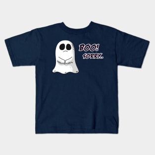 Cute Shy Ghost Kids T-Shirt
